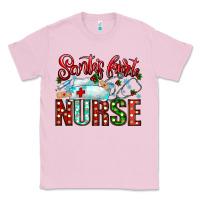 Bubblegum Pink santa is favorite nurse Classic Tee - CowhideDigitalArt