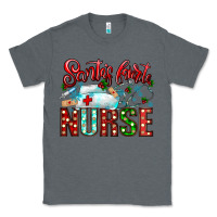 Charcoal Heather santa is favorite nurse Classic Tee - CowhideDigitalArt
