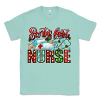 Seafoam santa is favorite nurse Classic Tee - CowhideDigitalArt