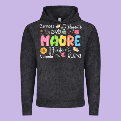 Madre Spanish Mothers Day Vintage Hoodie Designed By Jahusdesignshop