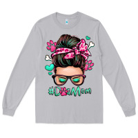 Moon Dust dog mom messy bun Long Sleeve Tee - Zillion Design Studio