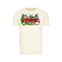 Vintage Arctic Christmas gnomes truck Vintage Tee - Zillion Design Studio