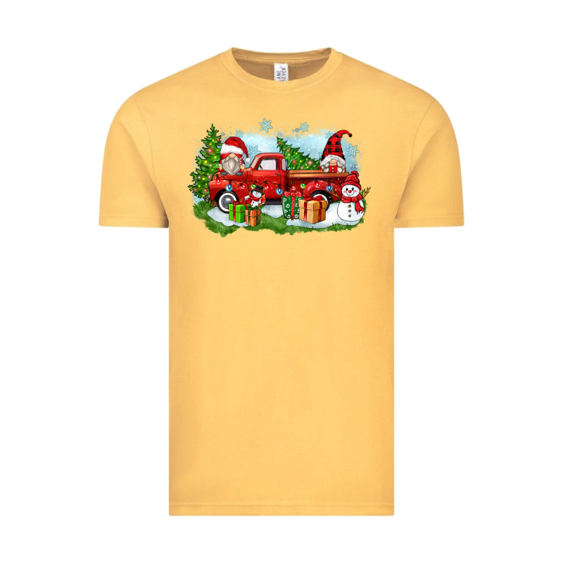 Christmas Gnomes Truck Vintage Tee by Zillion Design Studio | Teevron