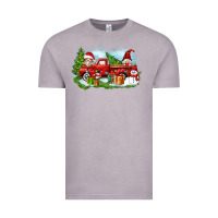 Vintage Zinc Christmas gnomes truck Vintage Tee - Zillion Design Studio