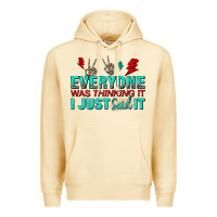 Pina Colada everyone was thinking it i just said Premium Hoodie - NancyCooperArtShop