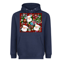 Santa Christmas Heavyweight Hoodie | Teevron