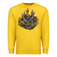 Lemon Bird Nest With Baby Birds Premium Sweatshirt - LillyAllenDesigns