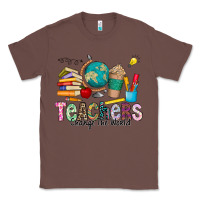 Chestnut Teachers Change The World Classic Tee - CowhideDigitalArt