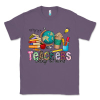 Lavender Teachers Change The World Classic Tee - CowhideDigitalArt