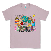 Lilac Teachers Change The World Classic Tee - CowhideDigitalArt