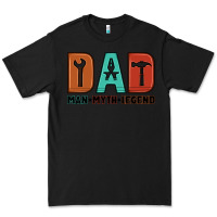 Black dad man myth legend Premium Tee - Artiststas