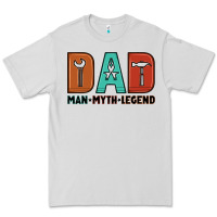 Dove Grey dad man myth legend Premium Tee - Artiststas