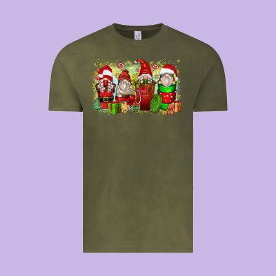 Christmas Gnome Coffee Cups Vintage Tee Designed By Zillion Design Studio
