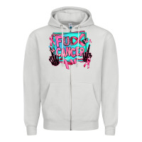 Dove Grey fuck cancer Zipper Hoodie - AdoDesignShop