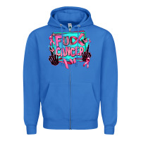True Royal fuck cancer Zipper Hoodie - AdoDesignShop