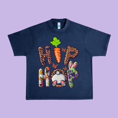 Urban Heavy Tee hip hop easter bunny