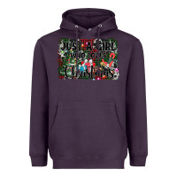 Plum just a girl who loves christmas Heavyweight Hoodie - AdoDesignShop