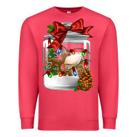 Cardinal Christmas cookie jar Premium Sweatshirt - Jasminsmagicworld