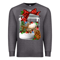 Charcoal Heather Christmas cookie jar Premium Sweatshirt - Jasminsmagicworld