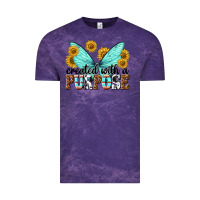 Cloud Purple created with a purpose Vintage Tee - texasbilliewilder