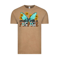 Vintage Coffee created with a purpose Vintage Tee - texasbilliewilder