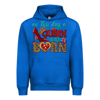 Cobalt on this day a queen was born Urban Hoodie - BundleAndBundleShop