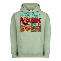 Pigment Oil Green on this day a queen was born Urban Hoodie - BundleAndBundleShop