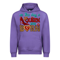 Tulip on this day a queen was born Urban Hoodie - BundleAndBundleShop
