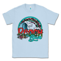 Dusty Blue beach bum Classic Tee - SublimationCraftShop