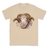 Mushroom merino wool ram Classic Tee - BarkalooDesign