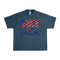 Midnight Navy honor the brave Urban Heavy Tee - texasbilliewilder