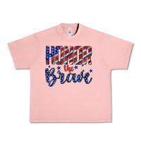 Salmon honor the brave Urban Heavy Tee - texasbilliewilder