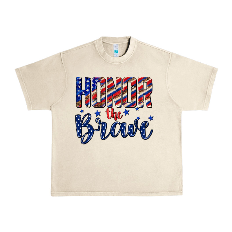 Honor The Brave Urban Heavy Tee by texasbilliewilder | Teevron