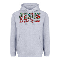 Heather Grey jesus is the reason Heavyweight Hoodie - AdoDesignShop