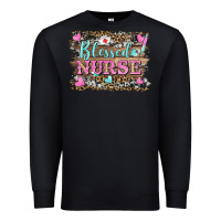 Black blessed nurse Premium Sweatshirt - BarkalooDesign