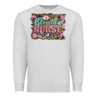 Dove Grey blessed nurse Premium Sweatshirt - BarkalooDesign