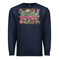 Navy blessed nurse Premium Sweatshirt - BarkalooDesign