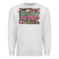 Oatmeal Heather blessed nurse Premium Sweatshirt - BarkalooDesign