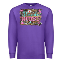 Purple blessed nurse Premium Sweatshirt - BarkalooDesign