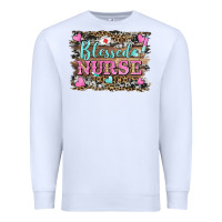 White blessed nurse Premium Sweatshirt - BarkalooDesign