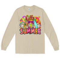 Mushroom hello summer gnomes Long Sleeve Tee - Zillion Design Studio
