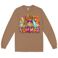 Toasted Coconut hello summer gnomes Long Sleeve Tee - Zillion Design Studio