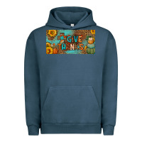 Pigment Midnight Navy give thanks license plate Urban Hoodie - BundleAndBundleShop