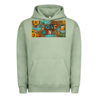 Pigment Oil Green give thanks license plate Urban Hoodie - BundleAndBundleShop