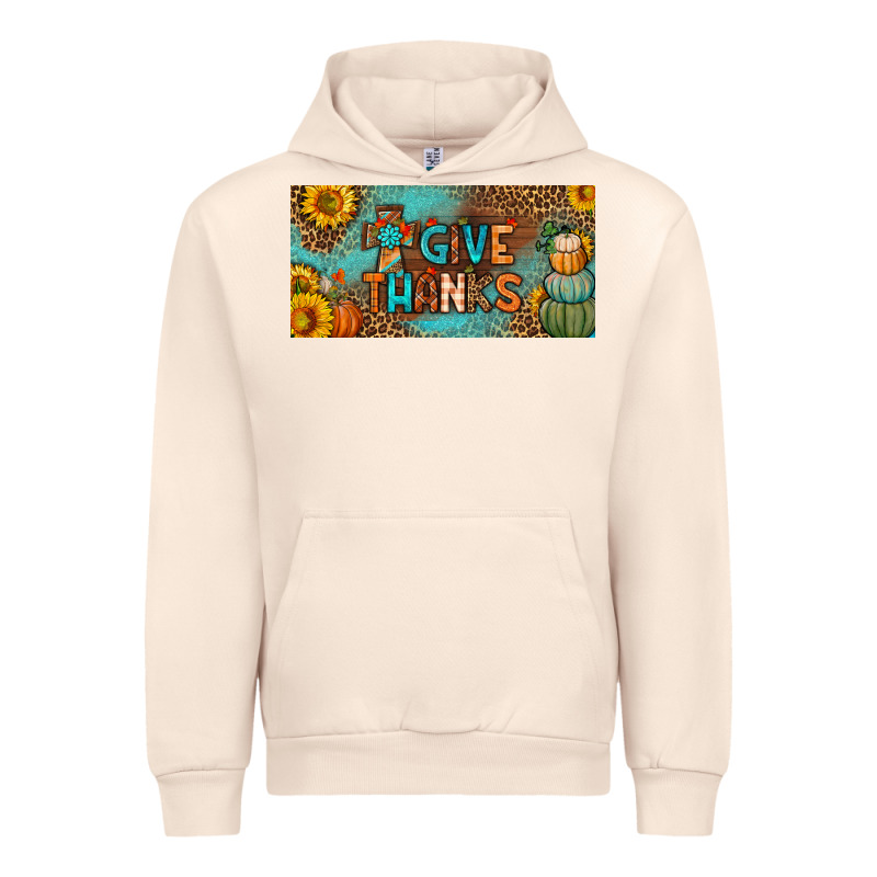Give Thanks License Plate Urban Hoodie by BundleAndBundleShop | Teevron
