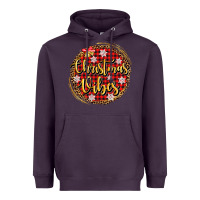 Plum christmas vibes Heavyweight Hoodie - AdoDesignShop