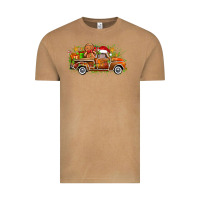 Vintage Camel christmas gingerbread truck Vintage Tee - Zillion Design Studio