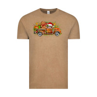 Vintage Coffee christmas gingerbread truck Vintage Tee - Zillion Design Studio