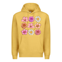 Antique Gold flowers Premium Hoodie - MaliasSmallBusiness