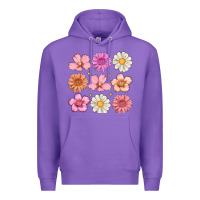 Purple flowers Premium Hoodie - MaliasSmallBusiness